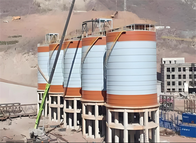 东城街道高架钢板仓